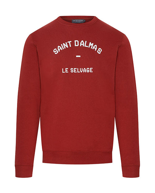 Café du Cycliste T恤 Clementine Rouille 男女共版 長袖-鏽紅