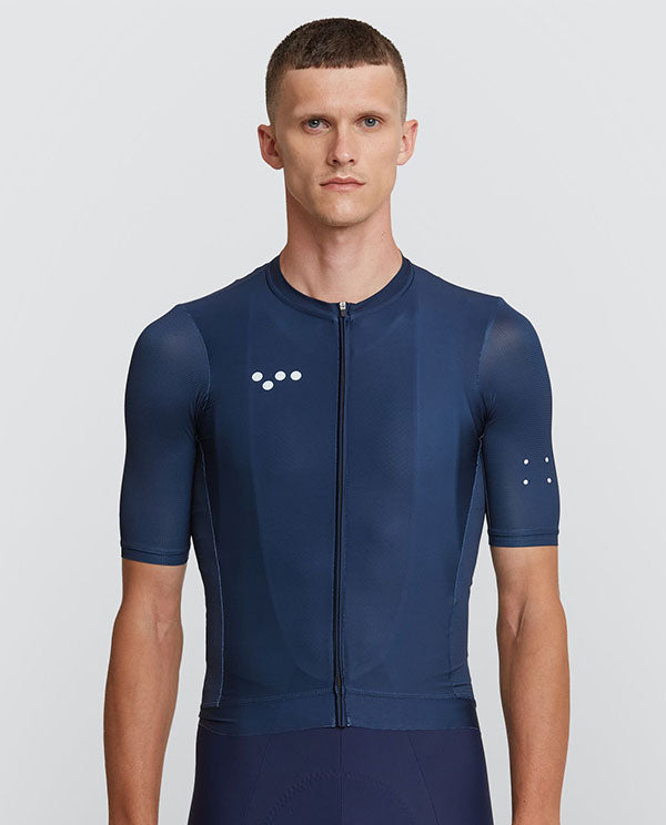 Pedla 車衣Essential Classic Jersey-Navy短袖 男-深藍