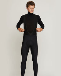 Pedla 車褲D0031 SuperFLEECE Knicks冬全長 男-黑