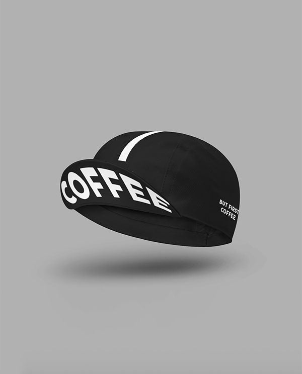 COIS 小帽Cycling Cap But First Coffee Black-黑