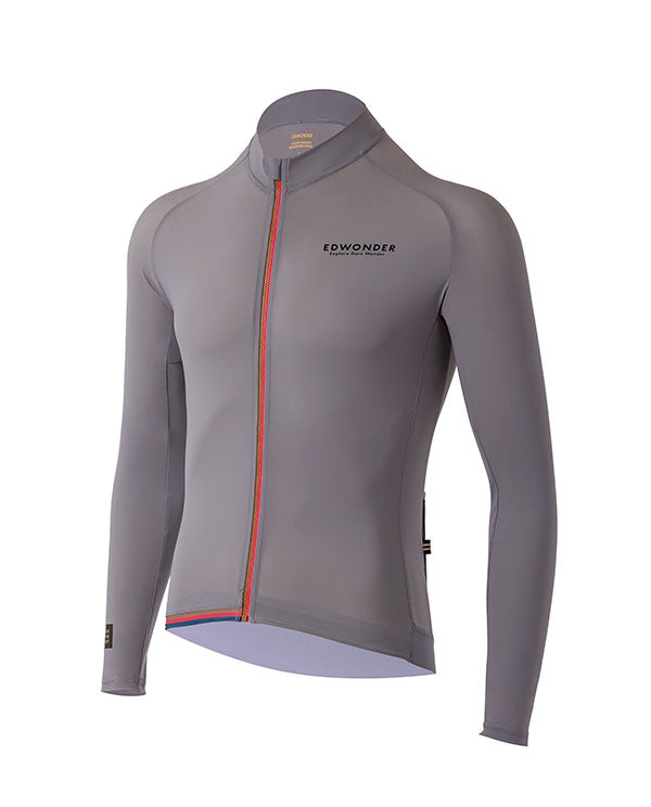 EdWonder 薄長袖車衣 EdW Edition LS Steel Grey 男-灰