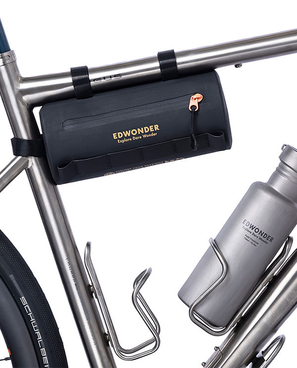 EdWonder - EdW Edition 圓型防水車把包 Multi-use Rainproof Handlebar Bag Mini 2.0 黑