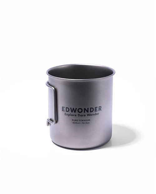 EdWonder 杯子Pure Titanium Logo Cup鈦杯-420ml