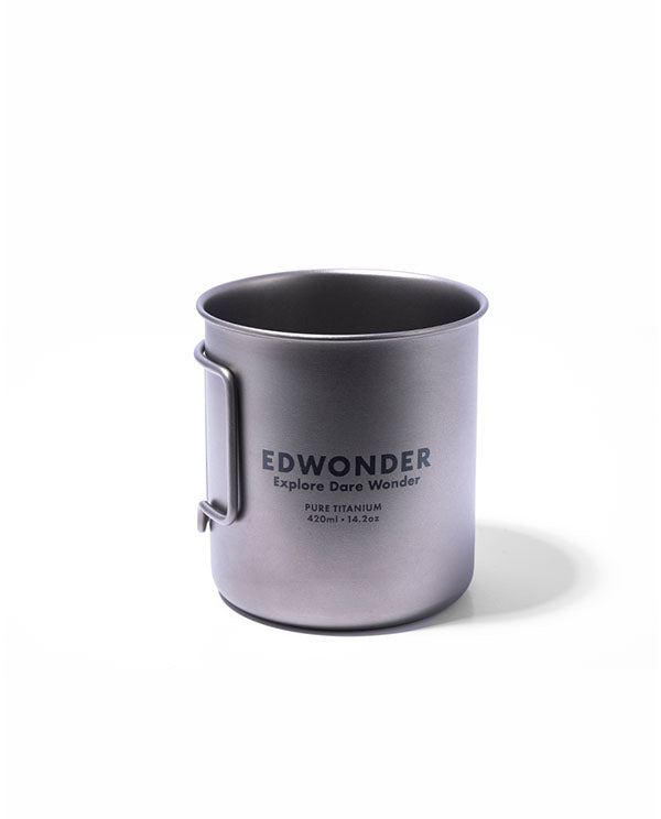 EdWonder 杯子Pure Titanium Logo Cup鈦杯-420ml