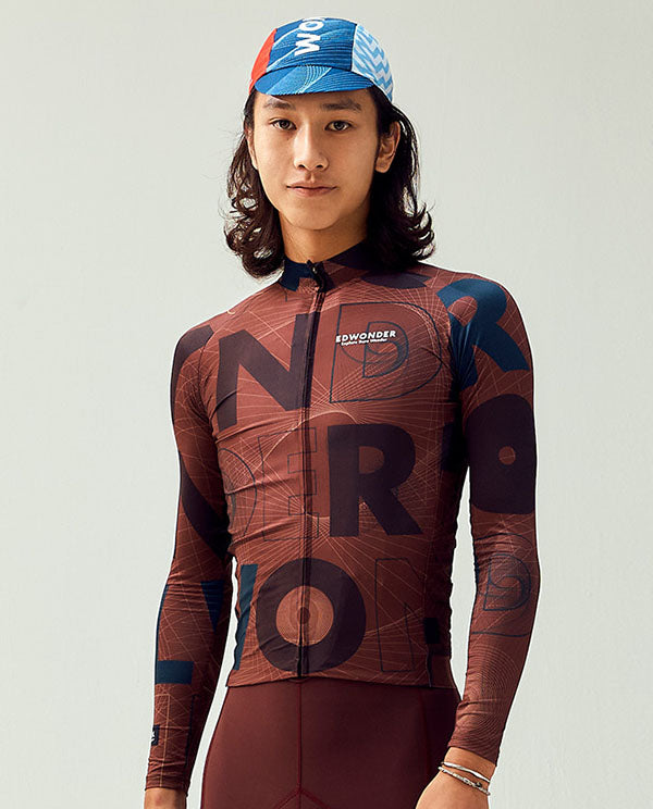 EdWonder 薄長袖車衣 Wonderfool Infinite LS IronStone Brown 男-棕