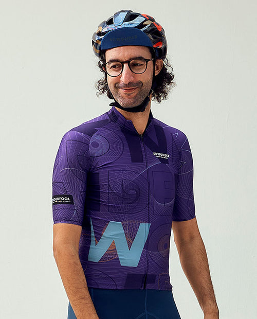 EdWonder 車衣Wonderfool Infinite Plum Purple短 男-紫