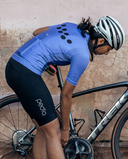 Pedla 車衣Essential Classic Jersey-Cornflower短袖 女-紫藍