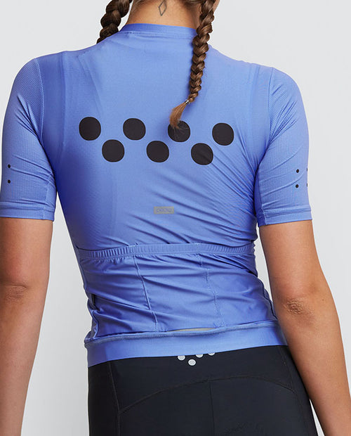 Pedla 車衣Essential Classic Jersey-Cornflower短袖 女-紫藍
