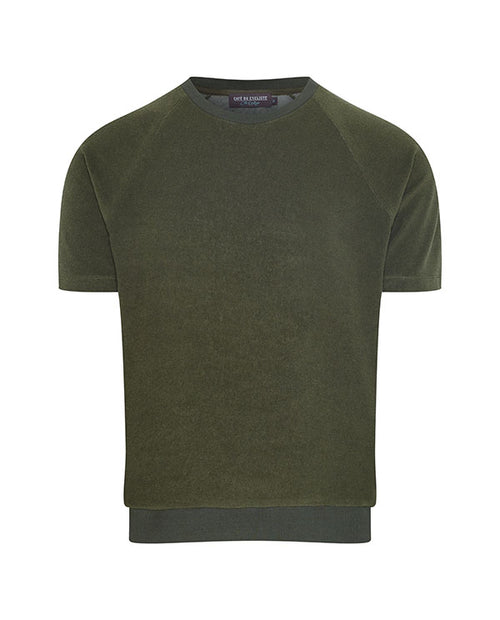 Café du Cycliste T恤 Justine Khaki 男 短袖-卡其綠