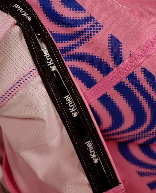 Kniel 薄長袖車衣Enjoy Pink LS-粉 (男女共版)