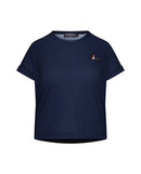 Café du Cycliste 車衣 T-shirt Magalie Navy 短袖 女-飛魚藍
