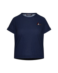 Café du Cycliste 車衣 T-shirt Magalie Navy 短袖 女-飛魚藍