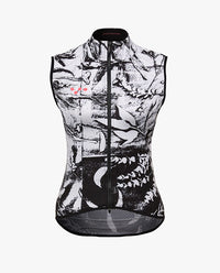 Pedla 防風背心SuperNature Classic Gilet - B&W Nature 女-黑白