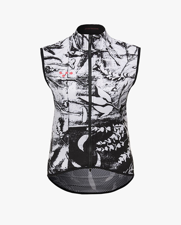 Pedla 防風背心SuperNature Classic Gilet - B&W Nature 男-黑白
