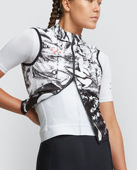 Pedla 防風背心SuperNature Classic Gilet - B&W Nature 女-黑白