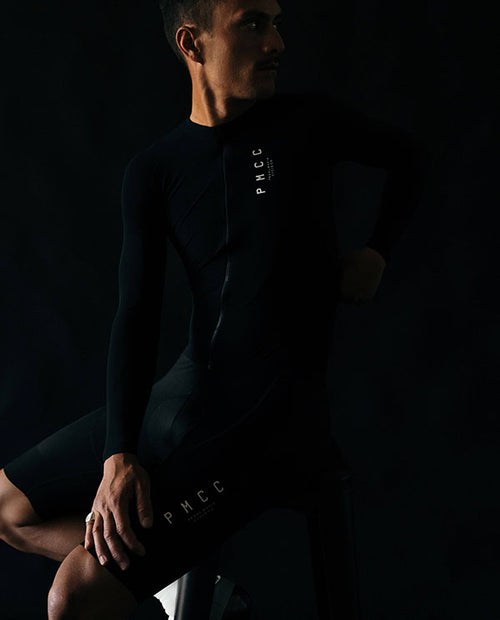 Pedal Mafia 薄長袖車衣 PMCC 男-黑