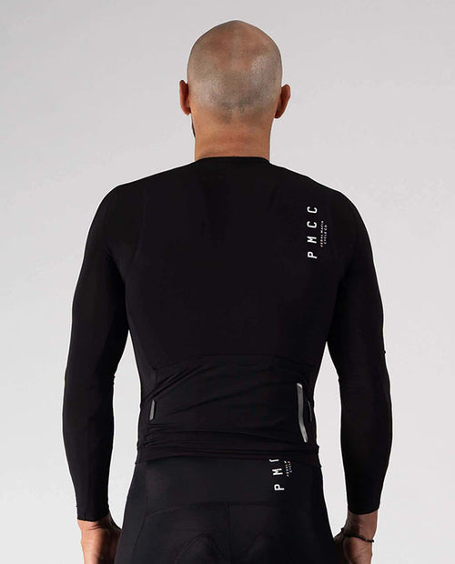 Pedal Mafia 薄長袖車衣 PMCC 男-黑