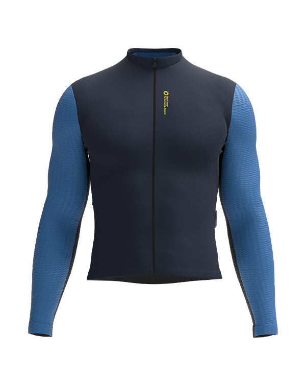 Black Sheep 黑羊 薄長袖車衣Racing Aero2.0 LS BLU 男-藍