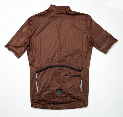 Café du Cycliste 車衣 Fleurette Lightweight Jersey Cocoa 短袖 男 可可