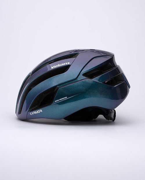 Karmor 安全帽 Veliant Aurora 珍珠亮-漸層紫藍