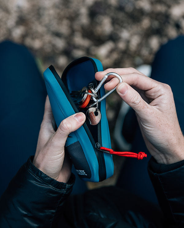 Café du Cycliste 包包-防水口袋包Waterproof Pouch 藍色