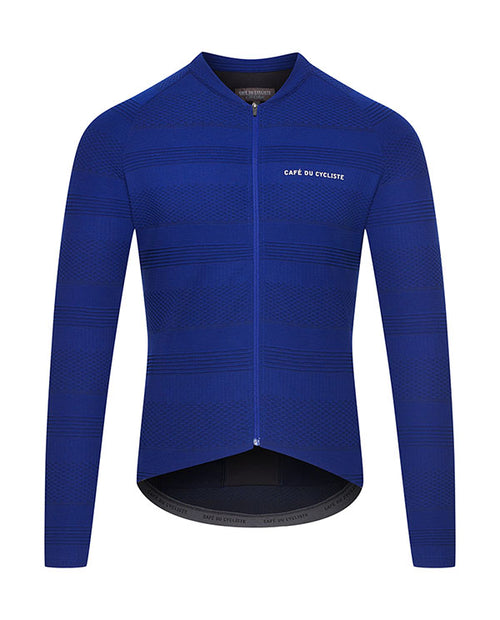 Café du Cycliste 車衣Corinne Lazuli長袖 男-寶藍