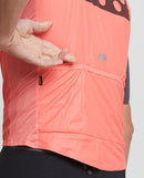 Pedla Pedla 防雨背心Pursuit Gilet Coral 男-珊瑚橘