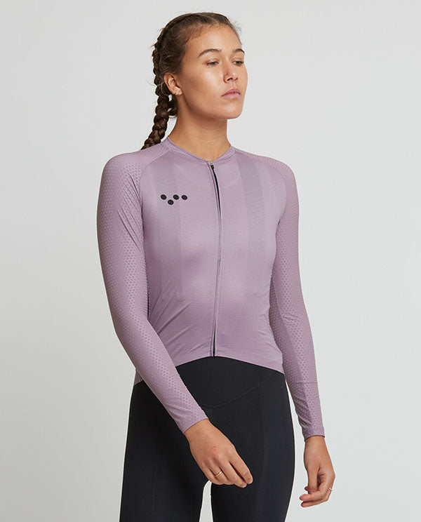 Pedla 薄長袖車衣 Pursuit LS Jersey Oxide 女-紫